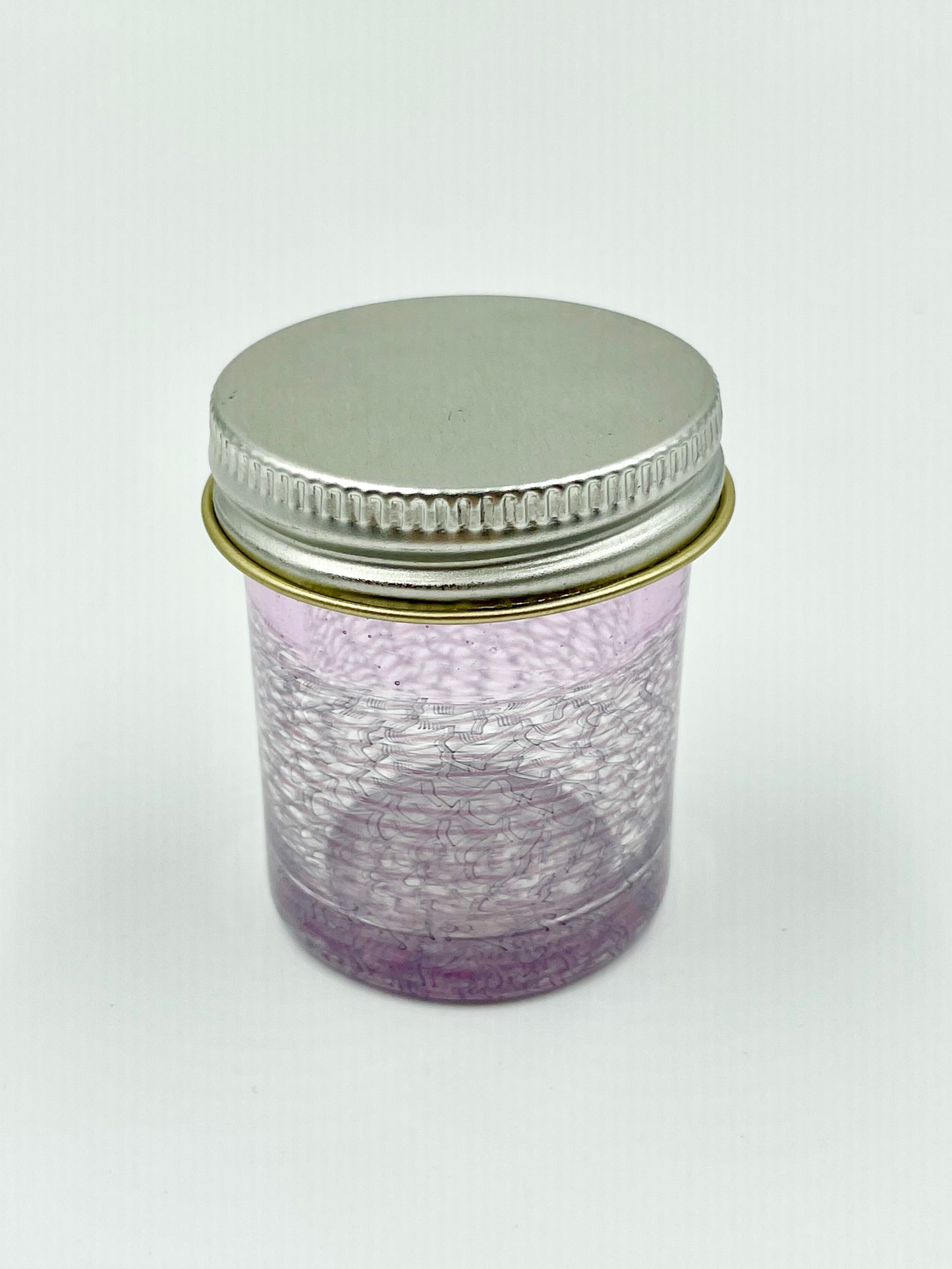 Fillacello Spiral Purple Glass Jar